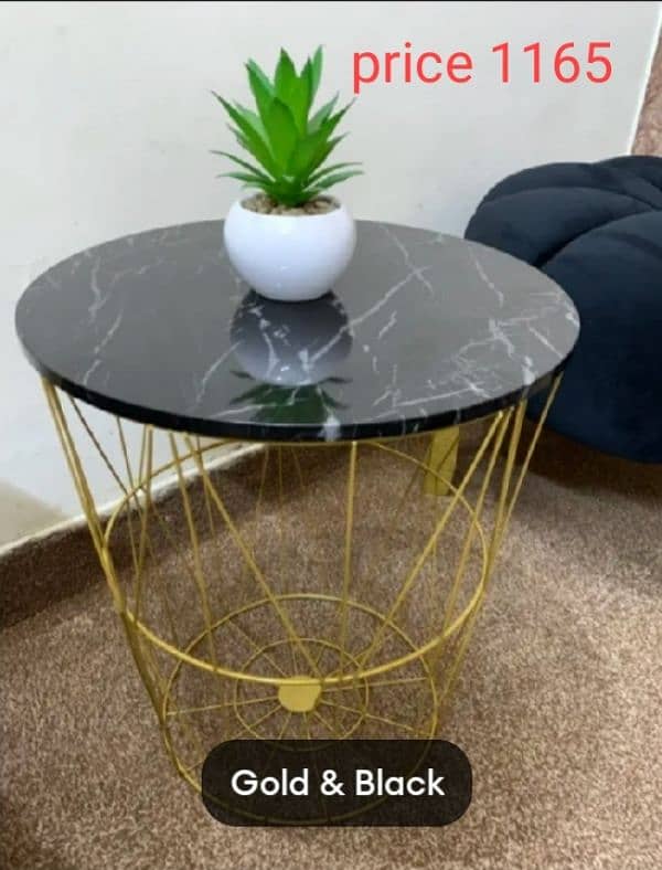 Coffee Table Metal Wire Removable Wood Top Storage Basket Side Round 5