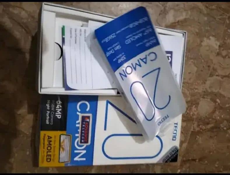 Tecno cammon 20 with full box 1day check gurantee all ok 2