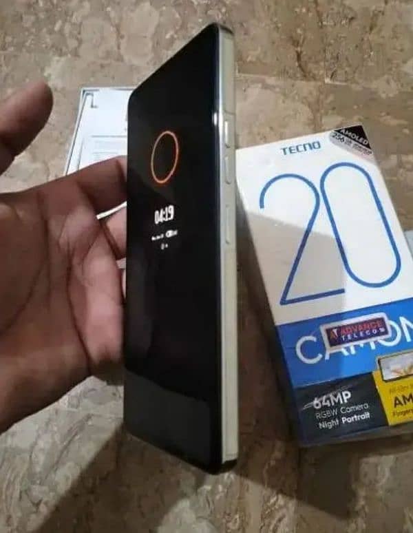 Tecno cammon 20 with full box 1day check gurantee all ok 3