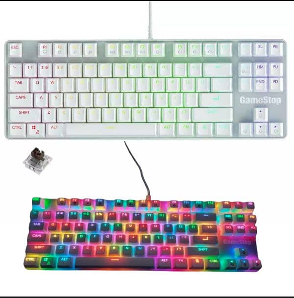 GameStop GS200 FPS Sniper RGB Mechanical Keyboard - White Color 2