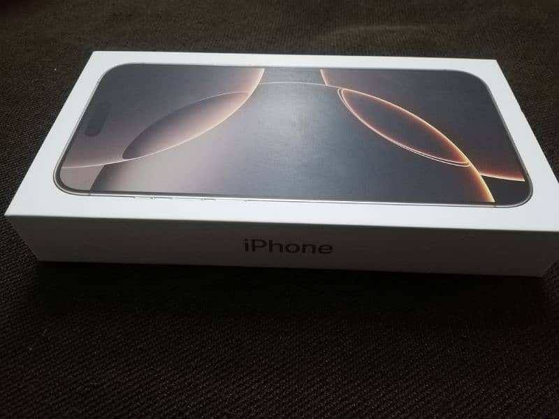 Iphone 16 Pro Max 256 GB || Desert Titanium || Dubai Variant 0