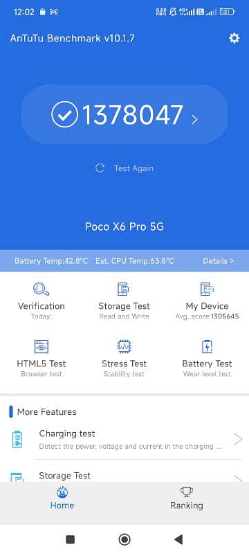 Gaming Phone Poco X6 Pro 5G PTA Approved Box Can Be Arranged 2