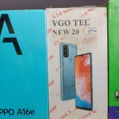 Vigotel new 20 and oppo a 16e Both 4 64 0