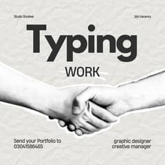 Typing Work|Writing Work|Online Job|Assignment Work|Data Entry|Remote