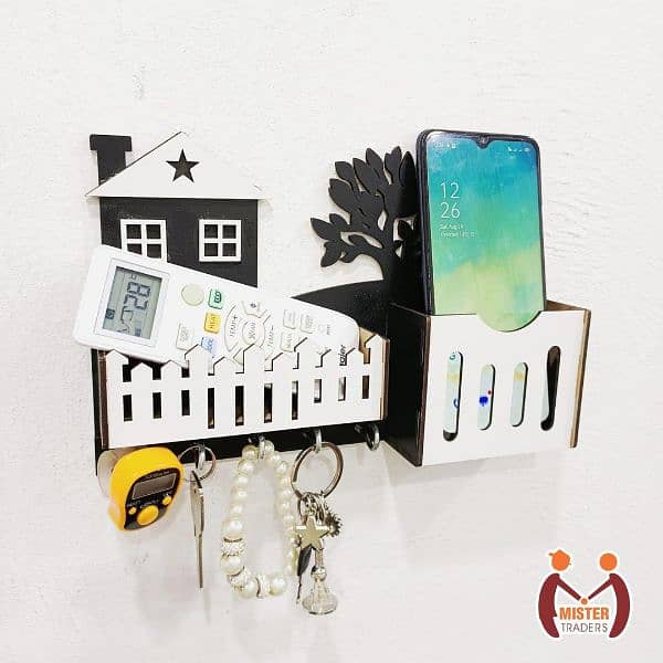 Tree wooden key holder with home delivery 1