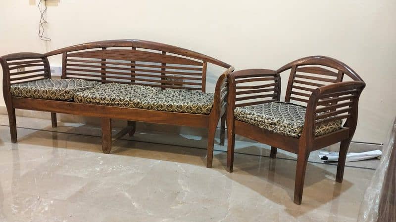 pure and solid wooden Chinese 5 seater sofa set in good condition 4