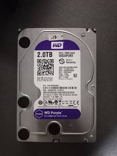 2TB WD hard drive sata for DVR