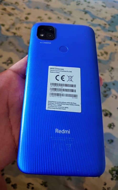 Redmi 9C 3/64 with box and charger 2