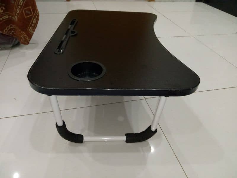 wooden black portable laptop table 4