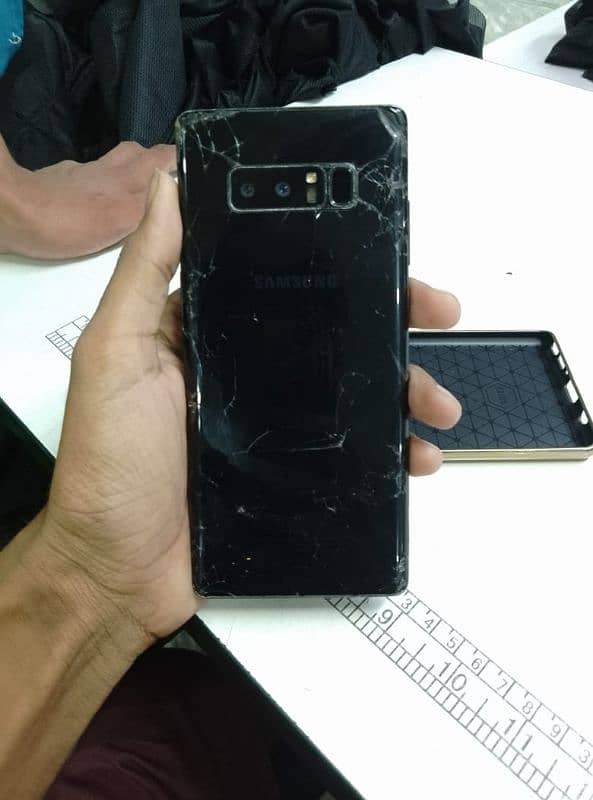 Samsung note 8 6 64 only mobile touch bark LCD dta 2