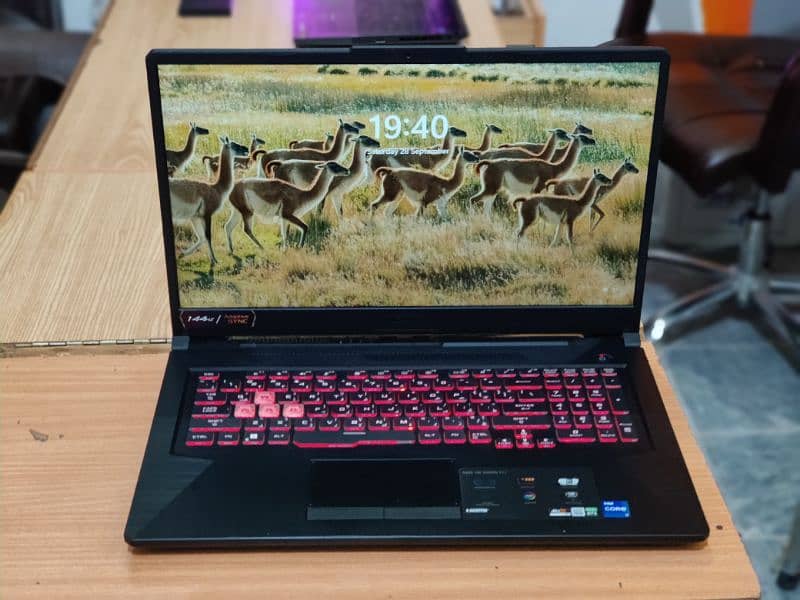 ASUS TUF F17/CORE I7 11800 24MB CACHE/RTX 3050Ti/GAMING LAPTOP 9