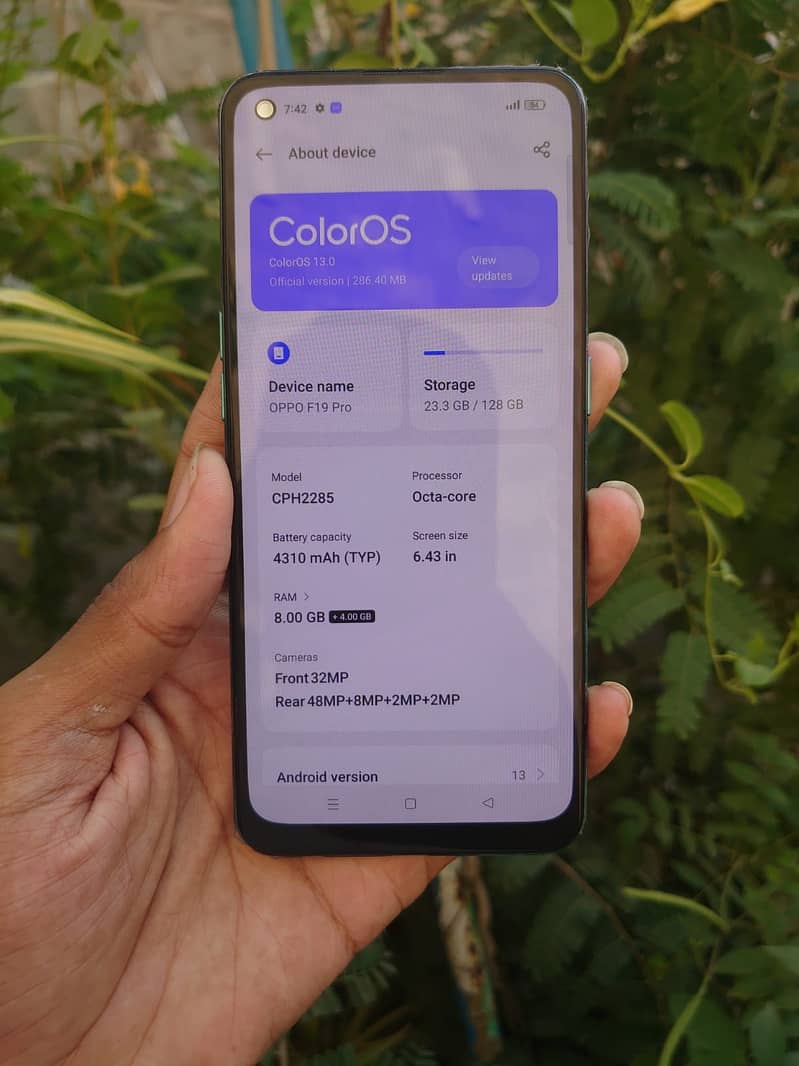 oppo f19 pro condition 10/9. all ok 8/128. GB with box 2