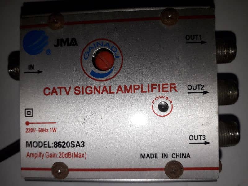 CA TV signal amplifier 2