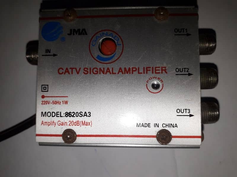 CA TV signal amplifier 3