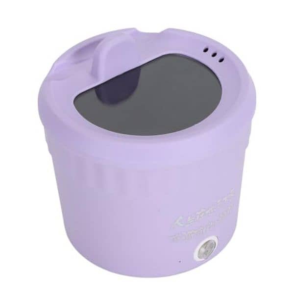 Purple Electric Hot Pot and kettle One Person Electric Cooking 2