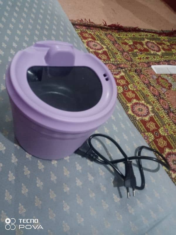 Purple Electric Hot Pot and kettle One Person Electric Cooking 3