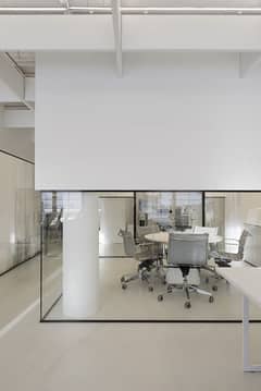 OFFICE PARTITION | GYPSUM BOARD & GLASS PARTITION | FALSE CEILING