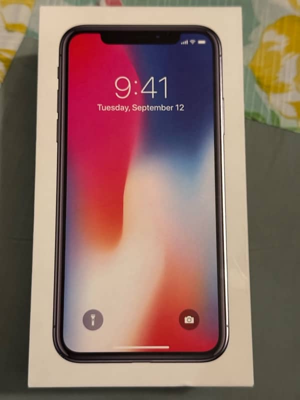 iPhone X PTA Approved with box and accessories 2