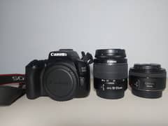 Canon 250D with complete box , 50mm f/1.8 STM lens and lowepro bag