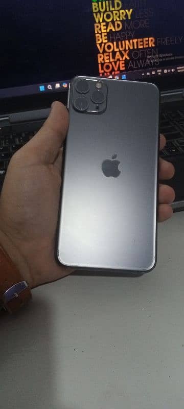 iphone 11 pro max | 256GB | Black Color | water pack 1