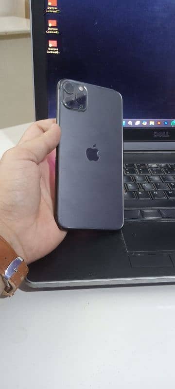 iphone 11 pro max | 256GB | Black Color | water pack 2