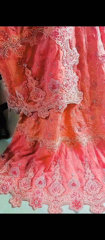 wedding lehenga, bridal wear or bridmaid, formal wedding wear, pink 3