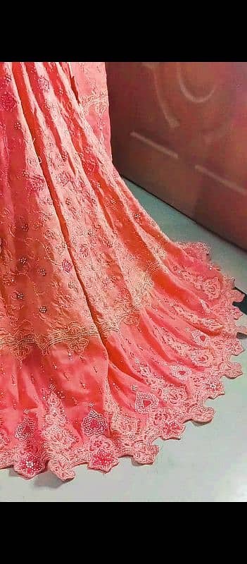 wedding lehenga, bridal wear or bridmaid, formal wedding wear, pink 4