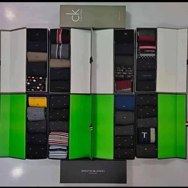 100% original CK and Tommy 5 pairs socks box 0