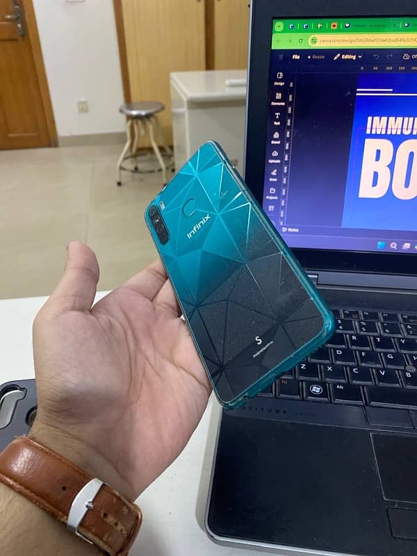 infinix S5 lite | 4/64 GB | Ocean Blue | Clean Condtion 3