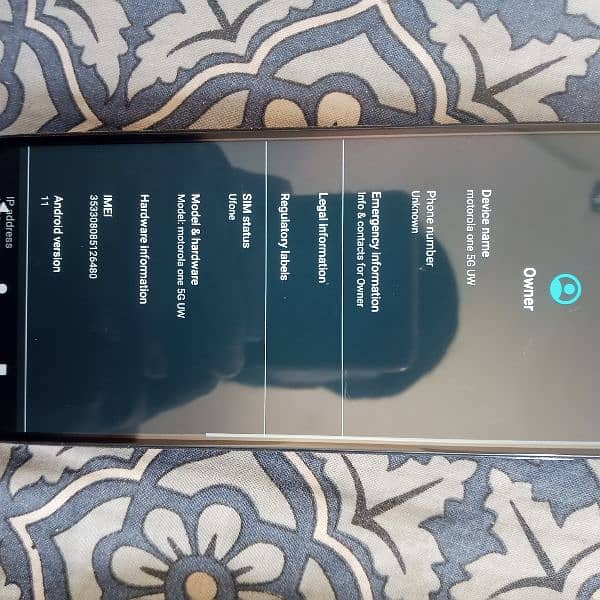 Am selling motorola one 5G PTA approve 2