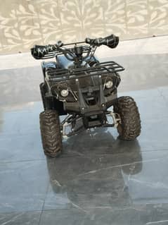 New atv quad bike only 4 months used self start all ok petrole engine