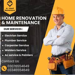 Electrician Plumber Carpenter Welder Painter ac geyser service