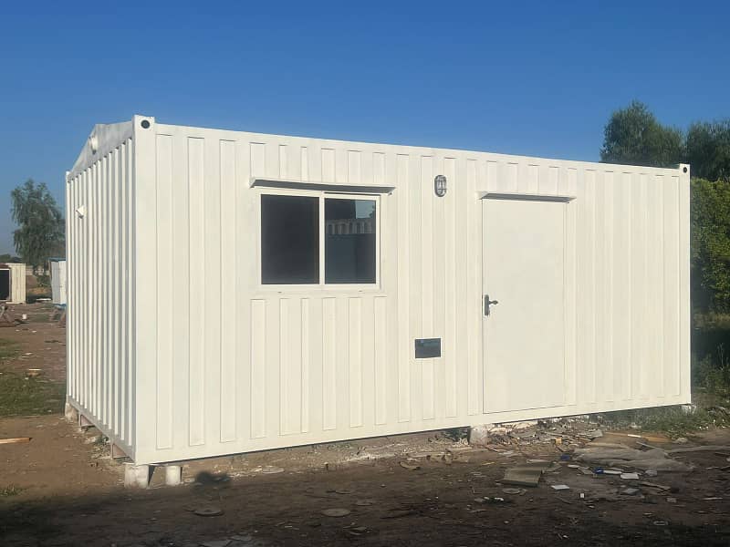 shipping container office container prefab cabin porta cabin security cabin 0