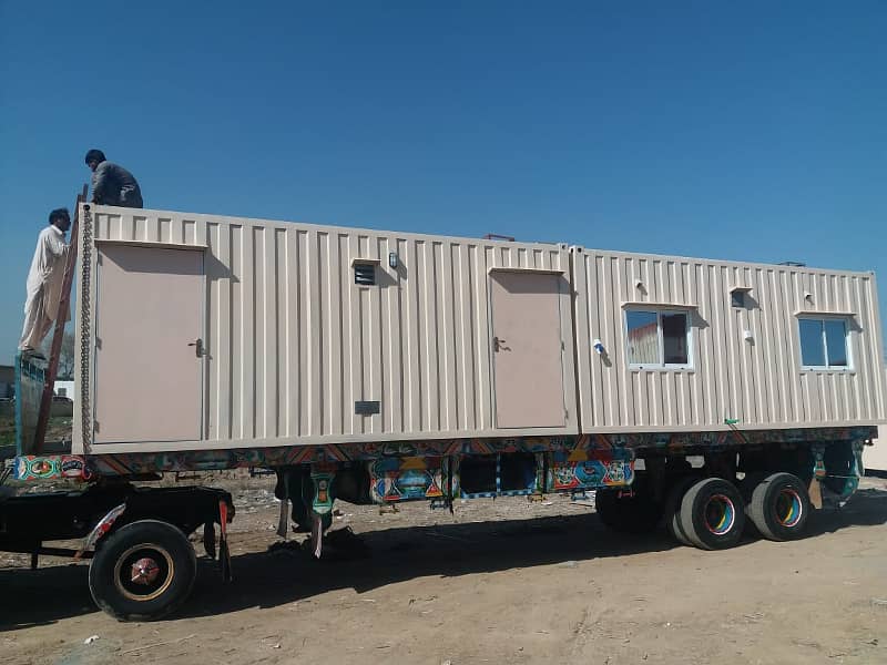 shipping container office container prefab cabin porta cabin security cabin 4