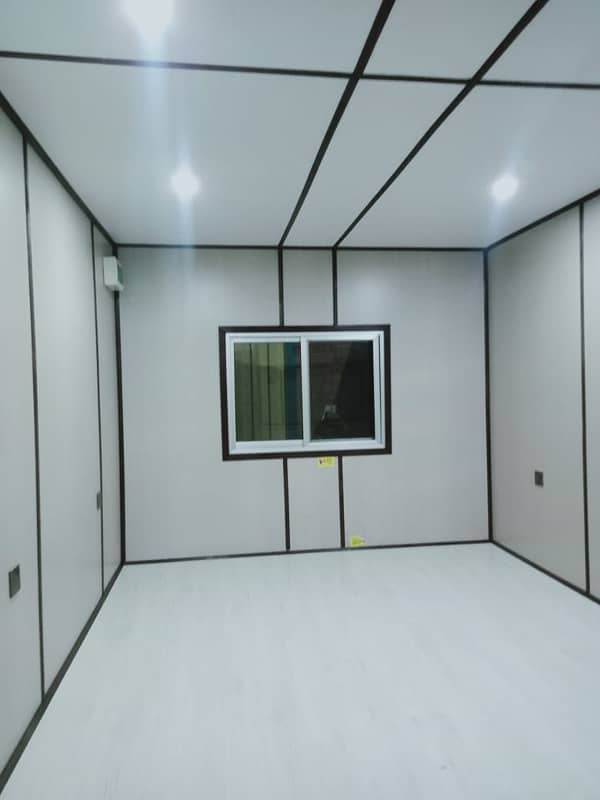 shipping container office container prefab cabin porta cabin security cabin 5