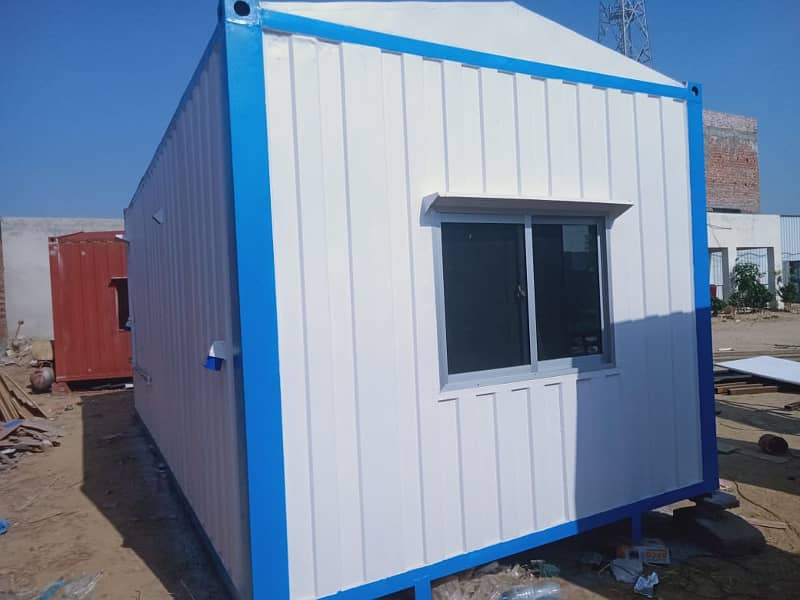 shipping container office container prefab cabin porta cabin security cabin 7