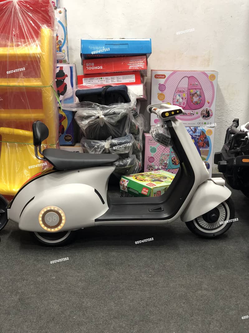 Kids Scooty | kids bike | Vespa | Girl Scooty | Electric Car | battery 6