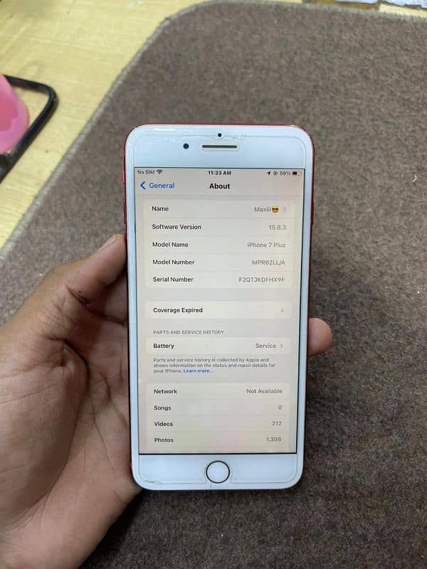 iPhone 7 plus pta approved 128 gb 1