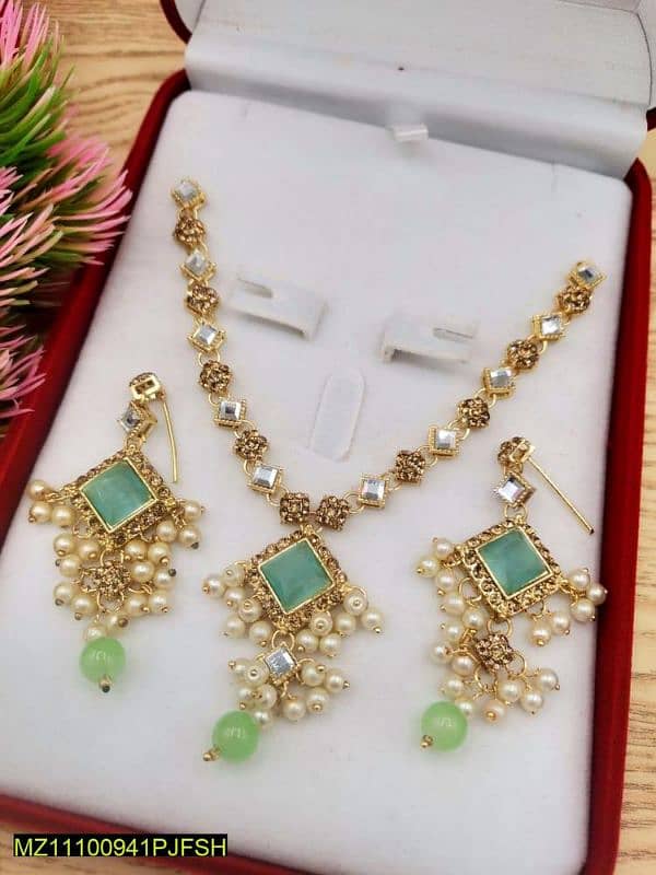 Elegant zircon stone Necklace set 0