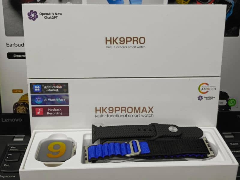 Hk9 Pro Max & Hk9 Pro AMOLED Display 100% Guaranteed Smart watch 0