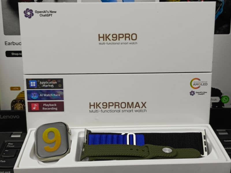 Hk9 Pro Max & Hk9 Pro AMOLED Display 100% Guaranteed Smart watch 2