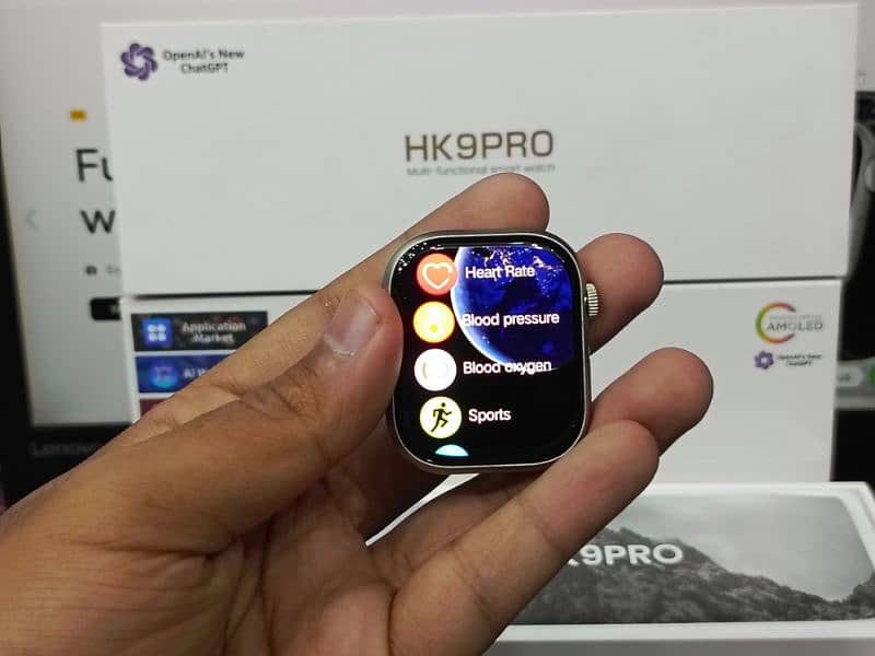 Hk9 Pro Max & Hk9 Pro AMOLED Display 100% Guaranteed Smart watch 16