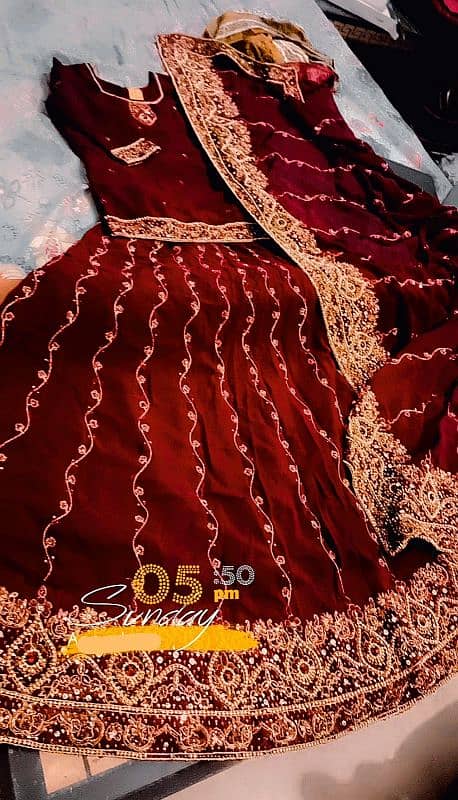 wedding wear lehenga, bridal or formal wear 1