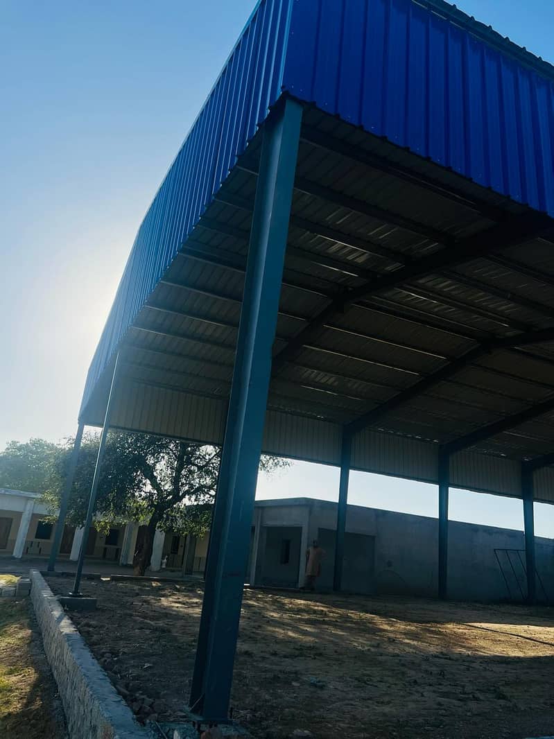 Industrial factory shed Dairy farm warehouse sheds steel 3