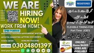 Job for male and female / Assignment Work/ Data Entry Job / Typing job 0