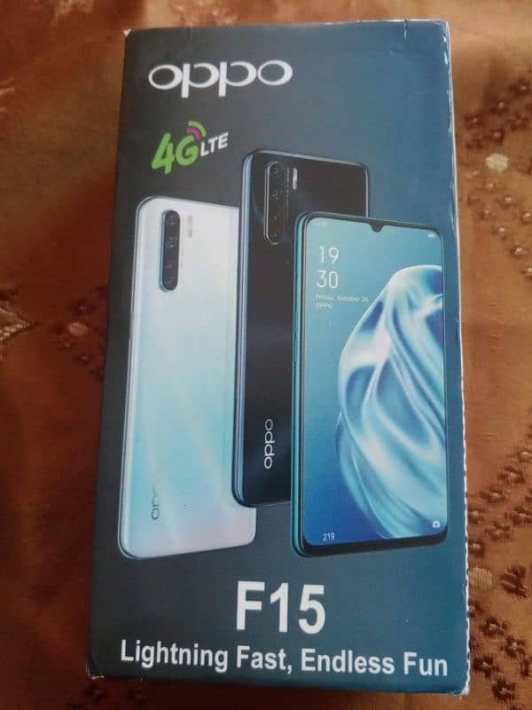 OPPO F15 8GB RAM 256GB ROM WITH BOX AND CHARGER 8