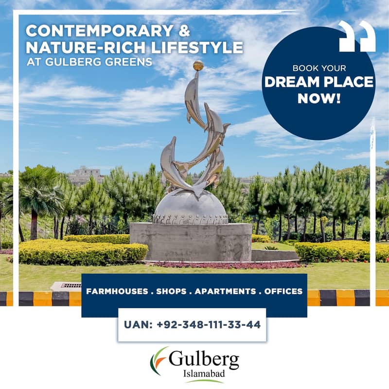 commercial plots for sale in Gulberg Greens 8