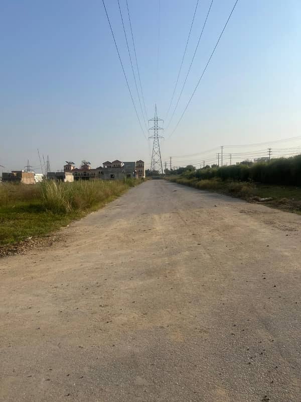 New city phase ii wah cantt C block 5 Marla  Major Road Pair plot urgent sale 2