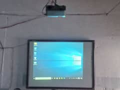 Digital Smart Board with Projector For Class Room