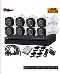 Dahua Security Cameras / cctv / dvr / 4 Cameras Package / Installation